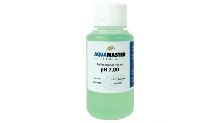 Aquamaster Liquid Calibration pH 7.00 - 100ml | GrowShop LowCost