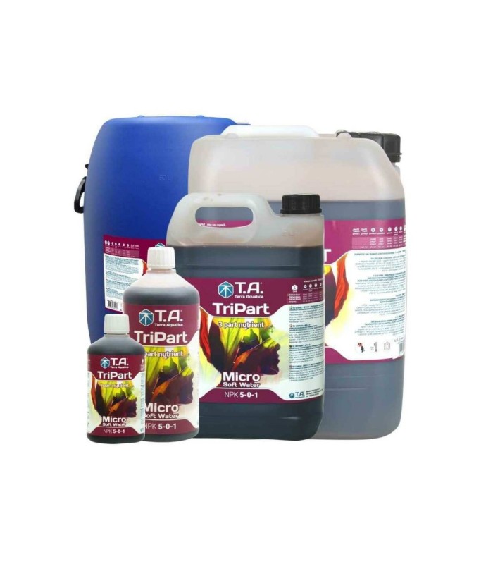 Tripart Micro Soft Water GHE Terra Aquatica | Grow Shop Low Cost