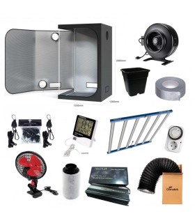 LED GREENHOUSE KIT 1.20 X 1.20 X 2.