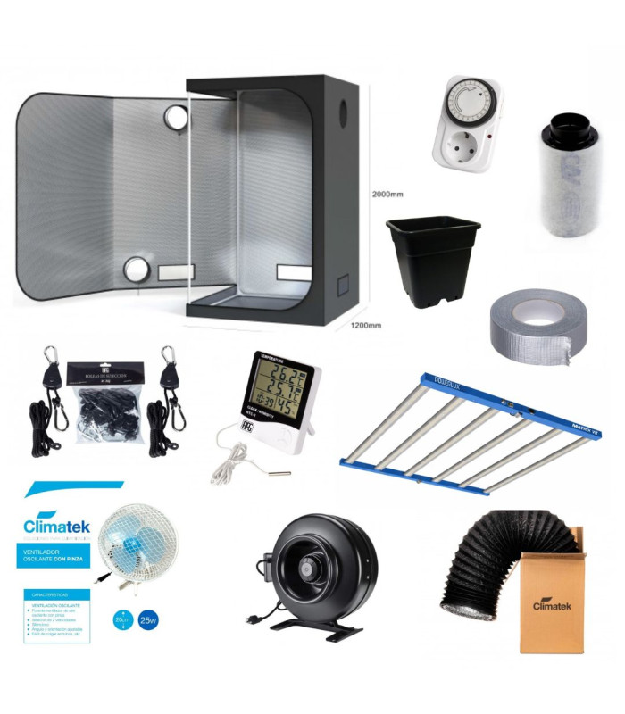 KIT INVERNADERO LED 1.20 X 1.20 X 2.