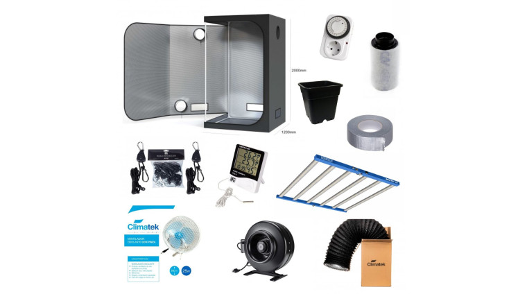 KIT INVERNADERO LED 1.20 X 1.20 X 2.