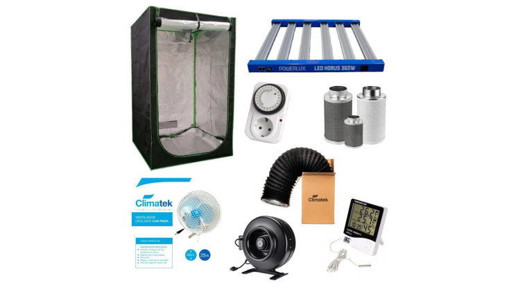 KIT INVERNADERO LED 80 X 80 X 1.60M