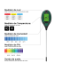 MELIFLOR SOIL MOISTURE METER 4 IN 1