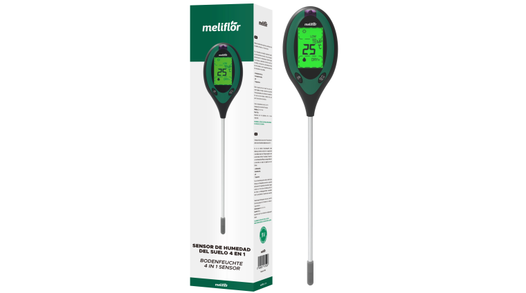 MELIFLOR SOIL MOISTURE METER 4 IN 1